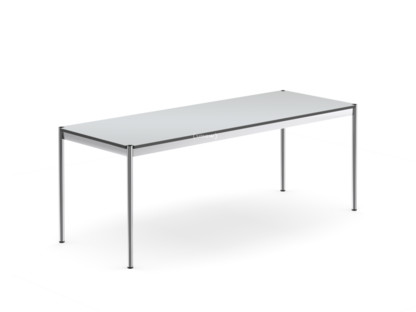 Table USM Haller 200 x 75 cm|Stratifié|Gris perle