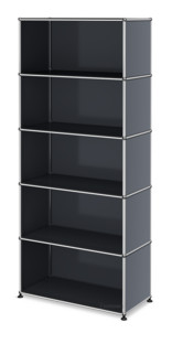 Étagère USM Haller ouverte Anthracite RAL 7016