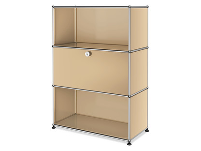 Meuble mixte Highboard M avec 1 porte abattante  Beige USM