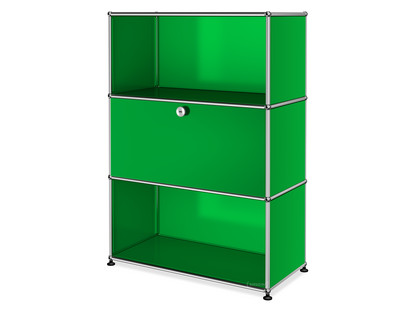 Meuble mixte Highboard M avec 1 porte abattante  Vert USM