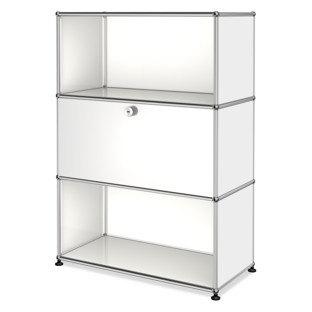 Meuble mixte Highboard M avec 1 porte abattante  Blanc pur RAL 9010