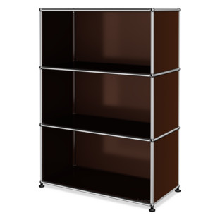 Meuble mixte Highboard M ouvert Marron USM