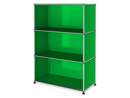 Meuble mixte Highboard M ouvert Vert USM