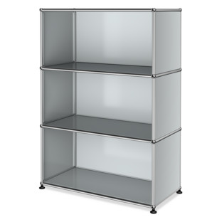 Meuble mixte Highboard M ouvert Gris clair RAL 7035