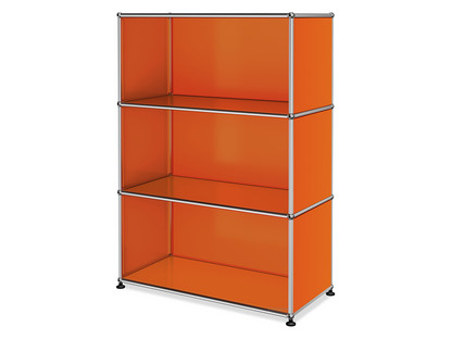 Meuble mixte Highboard M ouvert Orange pur RAL 2004