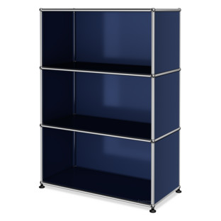 Meuble mixte Highboard M ouvert Bleu acier RAL 5011