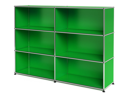 Meuble mixte Highboard L ouvert Vert USM