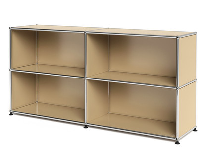 Meuble mixte Sideboard L USM Haller  ouvert Beige USM