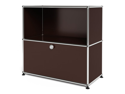 Meuble mixte Sideboard M USM Haller avec 1 porte abattante Marron USM