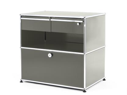 Meuble mixte Sideboard Office M USM Haller Gris clair RAL 7035