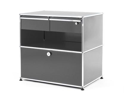 Meuble mixte Sideboard Office M USM Haller Argent mat USM