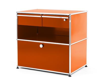 Meuble mixte Sideboard Office M USM Haller Orange pur RAL 2004