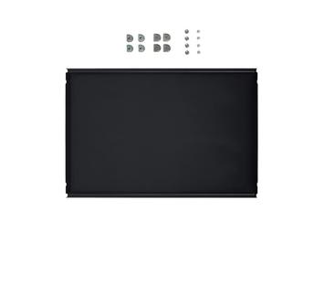 Tablette intermédiaire métallique pour étagère USM Haller Noir graphite RAL 9011|50 cm x 35 cm
