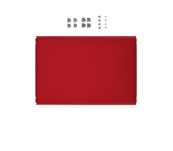Tablette intermédiaire métallique pour étagère USM Haller Rouge rubis USM|50 cm x 35 cm