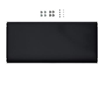 Tablette intermédiaire métallique pour étagère USM Haller Noir graphite RAL 9011|75 cm x 35 cm