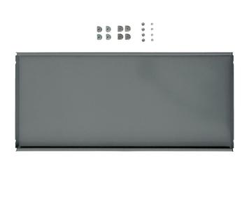 Tablette intermédiaire métallique pour étagère USM Haller Gris moyen RAL 7005|75 cm x 35 cm