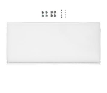 Tablette intermédiaire métallique pour étagère USM Haller Blanc pur RAL 9010|75 cm x 35 cm
