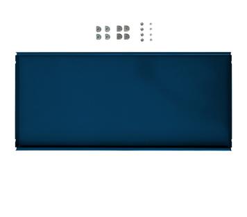Tablette intermédiaire métallique pour étagère USM Haller Bleu acier RAL 5011|75 cm x 35 cm