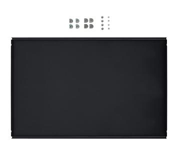 Tablette intermédiaire métallique pour étagère USM Haller Noir graphite RAL 9011|75 cm x 50 cm