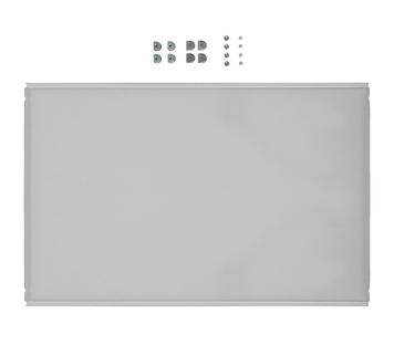 Tablette intermédiaire métallique pour étagère USM Haller Argent mat USM|75 cm x 50 cm