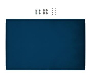 Tablette intermédiaire métallique pour étagère USM Haller Bleu acier RAL 5011|75 cm x 50 cm