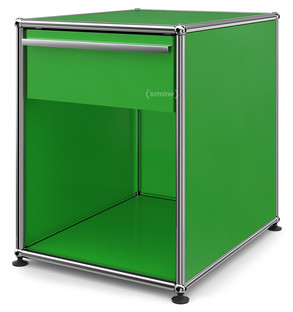 Table de chevet USM avec tiroir Vert USM|Grand (H 54 x l 42,5 x P 53 cm)