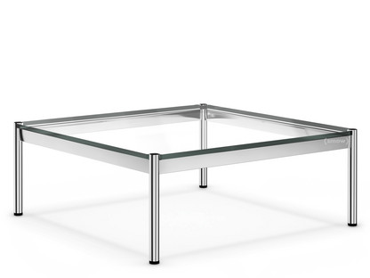 Table basse USM Haller 100 x 100 cm|Verre|Transparent