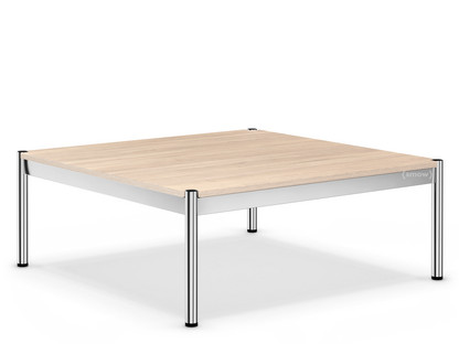 Table basse USM Haller 100 x 100 cm|Bois|Chêne huilé blanc