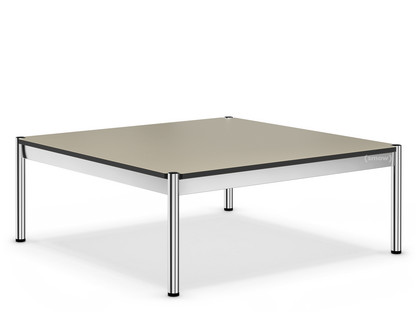 Table basse USM Haller 100 x 100 cm|Linoleum|Galet
