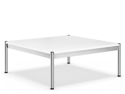 Table basse USM Haller 100 x 100 cm|MDF (couleurs USM)|Blanc pure RAL 9010