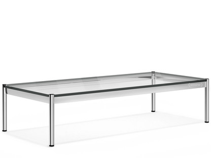 Table basse USM Haller 150 x 75 cm|Verre|Transparent
