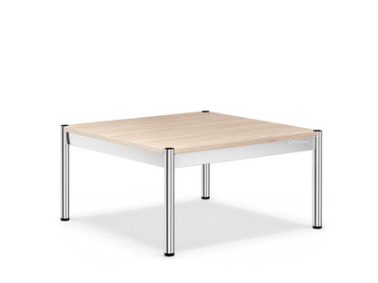Table basse USM Haller 75 x 75 cm|Bois|Chêne huilé blanc
