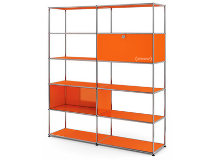 Étagère L USM Haller  Orange pur RAL 2004