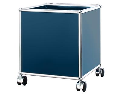 Caisson mobile pour enfants USM Haller Bleu acier RAL 5011|H 43 x L 38 x P 38 cm