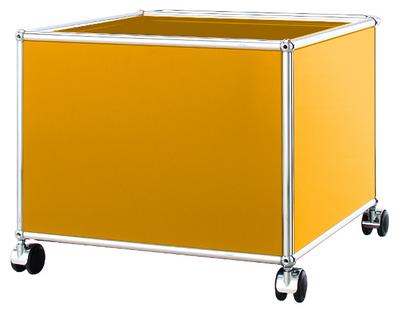 Caisson mobile pour enfants USM Haller Jaune or RAL 1004|H 43 x L 53 x P 53 cm