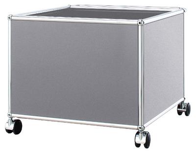 Caisson mobile pour enfants USM Haller Argent mat USM|H 43 x L 53 x P 53 cm