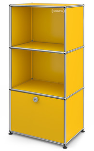 Meuble mixte Highboard pour enfants USM Haller Jaune or RAL 1004