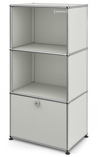 Meuble mixte Highboard pour enfants USM Haller Gris clair RAL 7035