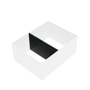 Panneau de séparation pour boîtes métalliques insérées dans portes coulissantes 35 cm|Noir graphite RAL 9011
