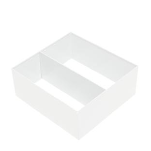 Panneau de séparation pour boîtes métalliques insérées dans portes coulissantes 50 cm|Blanc pur RAL 9010