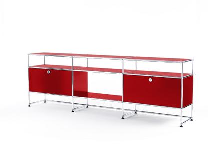 Meuble TV XL USM Haller Rouge rubis USM