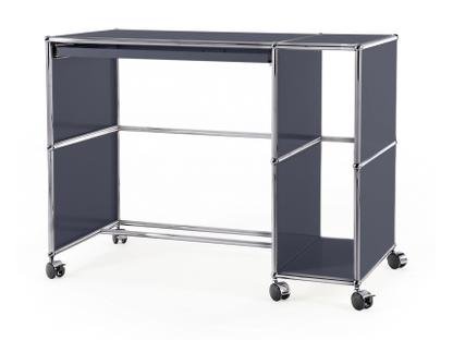 Bureau USM Haller à roulettes Type 1 Gris moyen RAL 7005