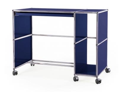 Bureau USM Haller à roulettes Type 1 Bleu acier RAL 5011