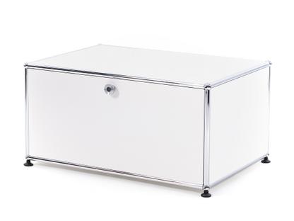 Caisson pour imprimante USM Haller 75 cm|Blanc pur RAL 9010|Avec pieds