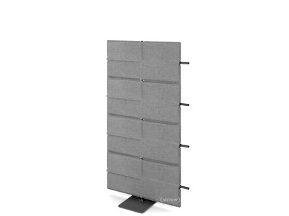 Extension panneaux acoustiques USM Privacy Avec connecteur de panneaux (pour murs droits)|1,44 m (4 éléments)|Anthracite