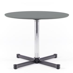 Table réglable en hauteur USM Kitos E Linoleum|Cendre