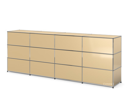 Comptoir d’accueil USM Haller version 1 Beige USM|300 cm (4 éléments)|50 cm