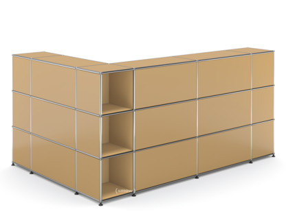 Comptoir d’accueil USM Haller version 4 Beige USM|Coin ouvert