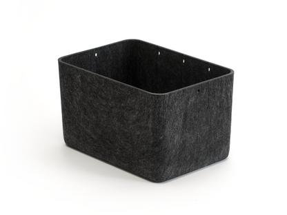 Boîte USM Inos L 22,3 x H 19 cm|Anthracite|Sans séperation