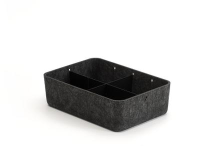 Boîte USM Inos L 22,3 x H 9,5 cm|Anthracite|Séparation 3